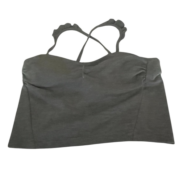 Manduka Striped Tank Top Sz 1 - Picture 1 of 8